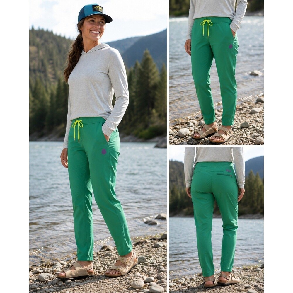 Stio CFS Board Pants Women’s Size 6R Green Stretch UPF 50+ Water Repellent